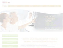 Tablet Screenshot of medicaltourism.cz